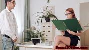 Download video sex new Redhead officebabe Susana Melo fucked closeup