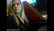 Video sex new Hot Blonde Public flashing in a bar of free