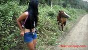 Video porn new heatherdeep peeing next to in jungle HD