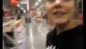 Video sex Horny teen gilrfriend sucking in a public store