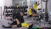 Watch video sex Sporty babes pussyfucked in the gym Mp4 online