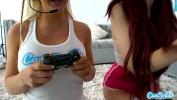 Video porn hot Lesbian Teen Forces her Step sister to eat her pussy after playing video games HD