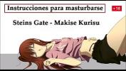 Video sex JOI hentai en espa ntilde ol con Kurisu de Steins Gate comma un experimento especial period online fastest