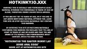 Video sex hot Hotkinkyjo the Easter bunny lay some anal eggs fastest