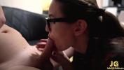 Video sex new Brunette in Glasses Sensual Blowjob and Fuck after Classes HD