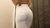 Video sex 2020 Fit girl try on haul slim fit jeans comma trousers period 4k of free