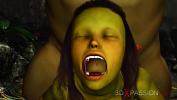 Free download video sex 2020 Green monster Ogre fucks hard a horny female goblin Arwen in the enchanted forest high speed