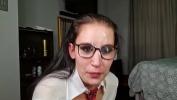 Video sex new Nerdy girl in uniform giving me a sloppy blowjob and handjob until I dump my cum on her glasses fastest of free