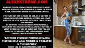 Video sex hot Extreme pierced pornstar Maria Fisting self anal fisting amp prolapse in the kitchen Mp4 online