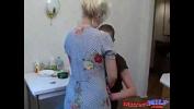 Watch video sex Grandma fucks her grandson in the kitchen Mp4