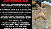 Free download video sex Stacy Bloom fuck her ass public with huge dildo from mrhankey at sand mine amp anal prolapse in TubeXxvideo.Com