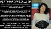 Free download video sex new Dirtygardengirl fuck her ass with giraffe dildo amp anal prolapse