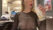 Video sex 2023 Public naked boobs in a cafe period A liberated hot girl in a public cafe in a transparent sweater without underwear period online