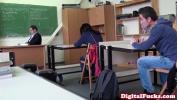 Download video sex Brunette schoolgirl fucks cock in class high quality